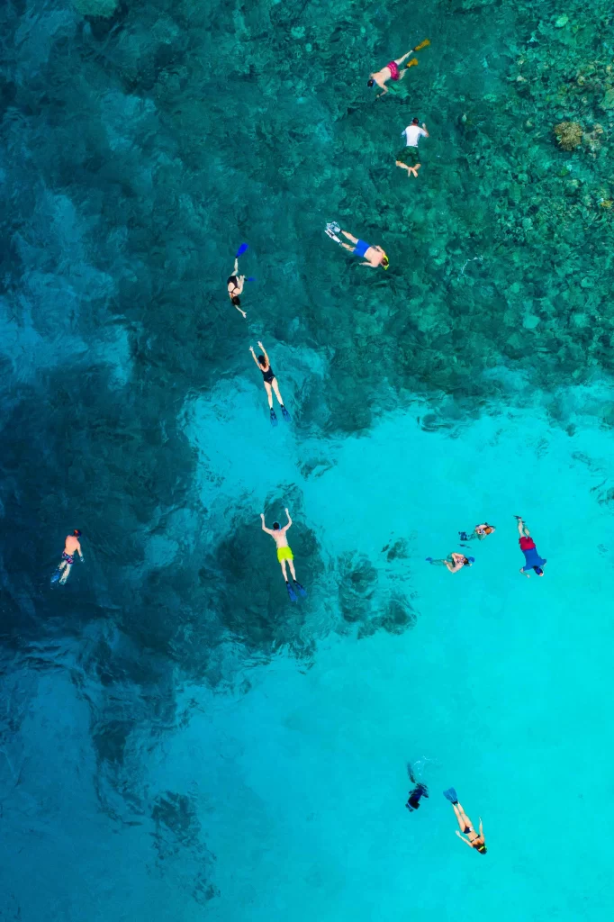 snorkeling in gili trawangan